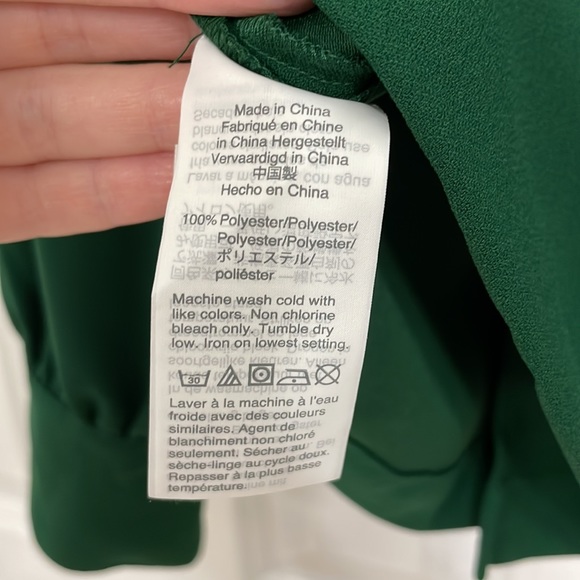 J. Crew Drapery Faux Wrap Top 365 Crepe Size 0 - Picture 5 of 9